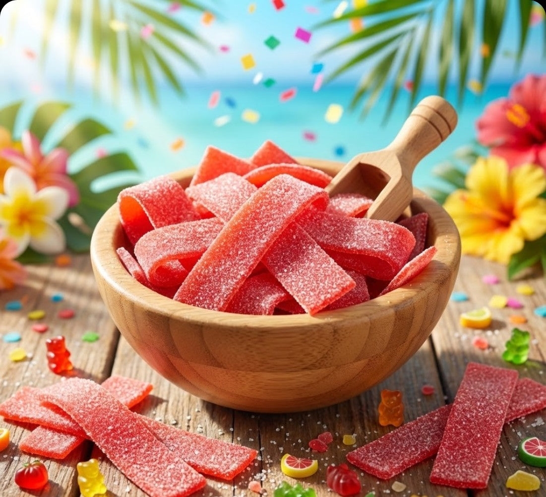 Li Hing Mui Strawberry Belts